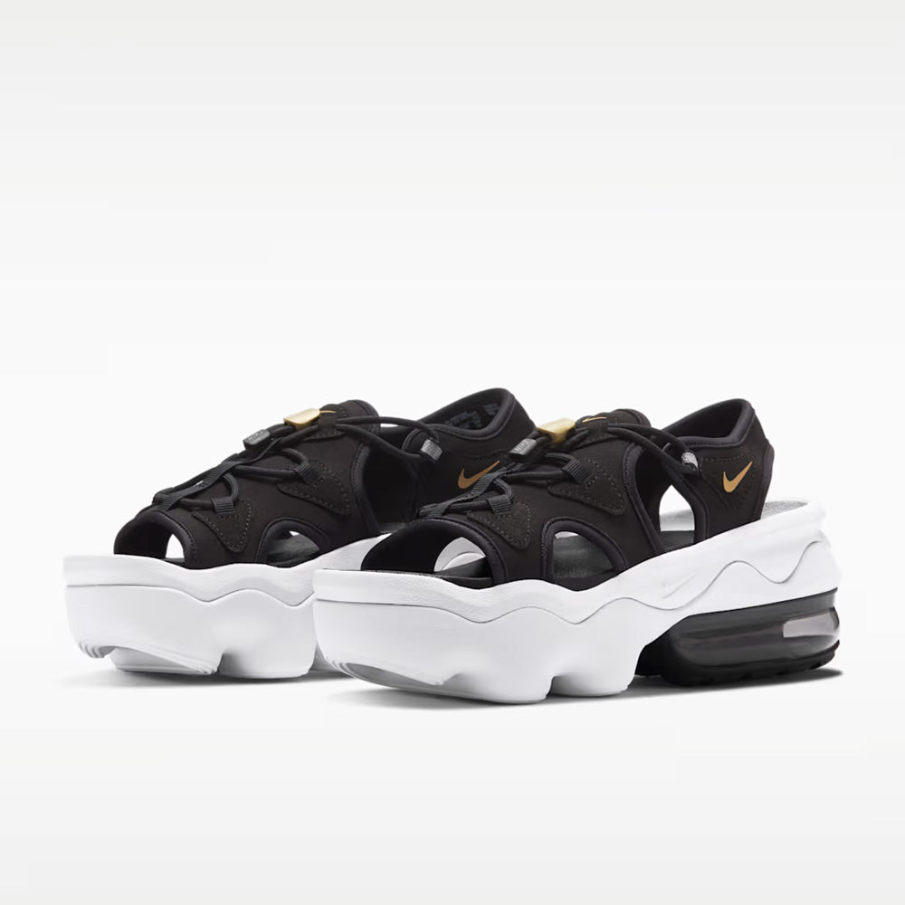 ナイキ エア マックス ココ NIKE AIR MAX KOKO SANDAL ブラック/アンスラサイト/ホワイト/メタリックゴールド レディース メンズ サンダル CI8798-002
