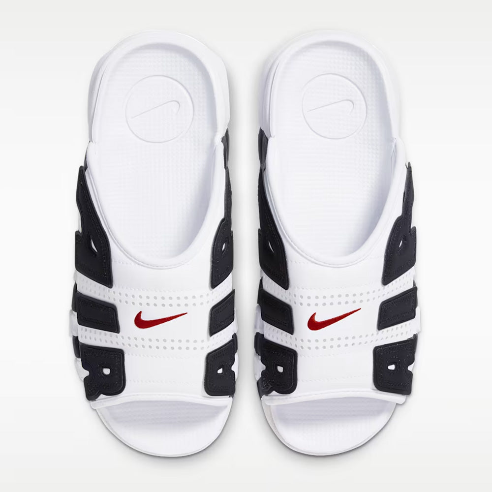 ナイキ エア モア アップテンポ NIKE AIR MORE UPTEMPO ホワイト/ブラック/バーシティレッド メンズ サンダル FB7818-100