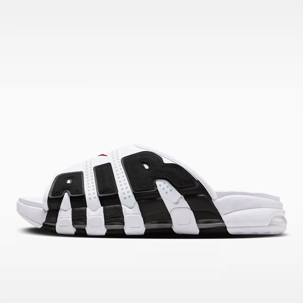 ナイキ エア モア アップテンポ NIKE AIR MORE UPTEMPO ホワイト/ブラック/バーシティレッド メンズ サンダル FB7818-100