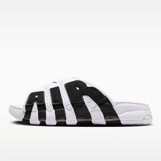 ナイキ エア モア アップテンポ NIKE AIR MORE UPTEMPO ホワイト/ブラック/バーシティレッド メンズ サンダル FB7818-100
