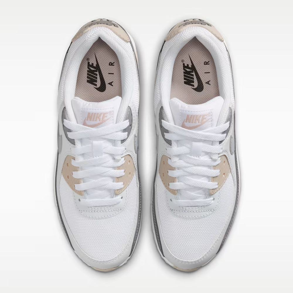 ナイキ エア マックス 90 NIKE AIR MAX 90 クリーム2/ペンシルポイント/オフホワイト/ウルフグレー レディース スニーカー IM4613-201