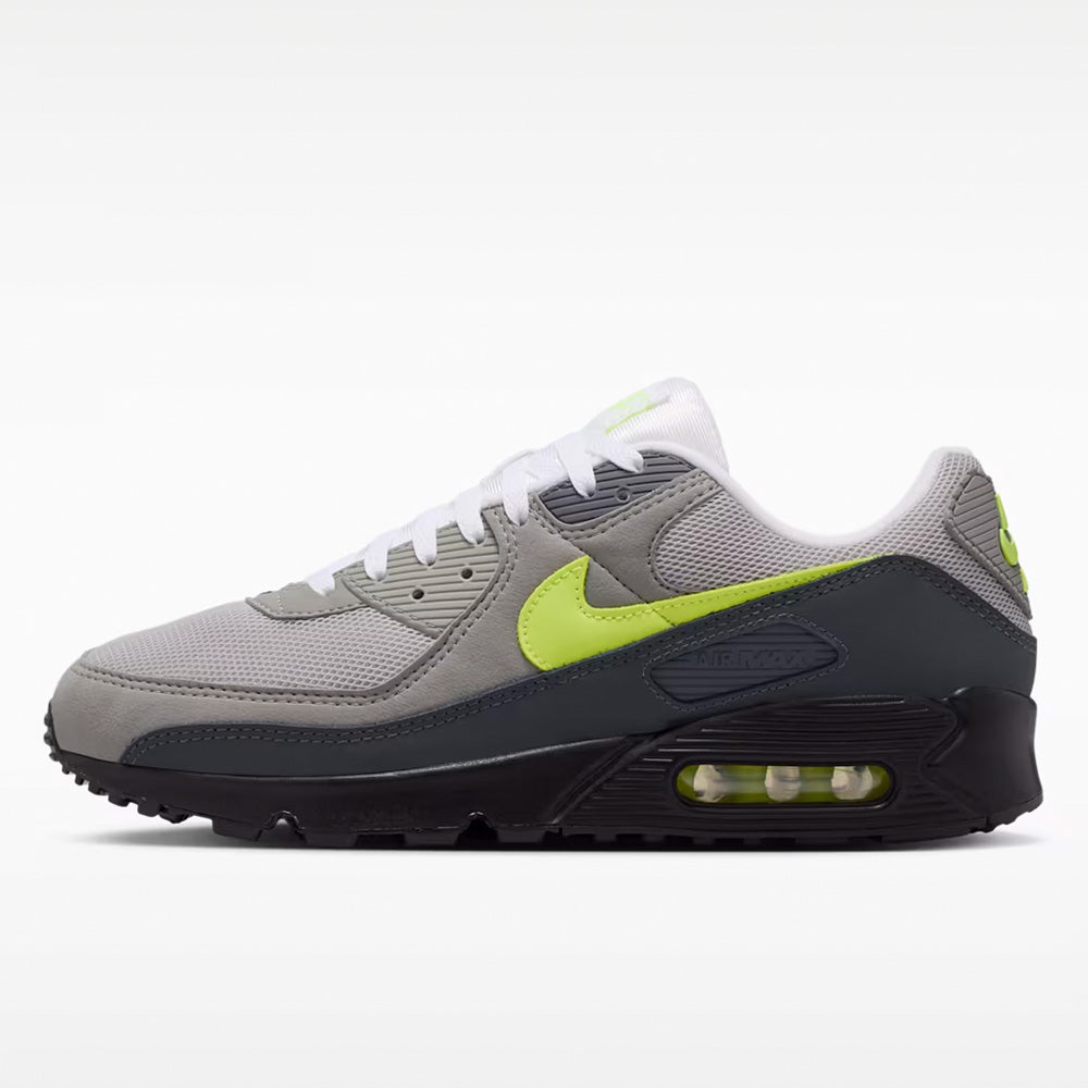 ナイキ エア マックス 90 NIKE AIR MAX 90 ブラック/アンスラサイト/ライトチャコール/ネオンイエロー メンズ スニーカー IQ0289-010
