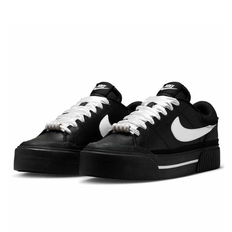 ナイキ コート レガシー リフト LE NIKE COURT LEGACY LIFT LE ブラック/ホワイト レディース スニーカー IR1388-001