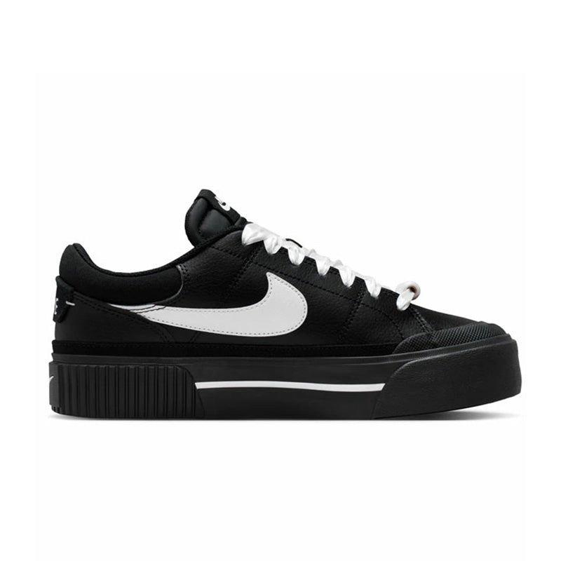 ナイキ コート レガシー リフト LE NIKE COURT LEGACY LIFT LE ブラック/ホワイト レディース スニーカー IR1388-001