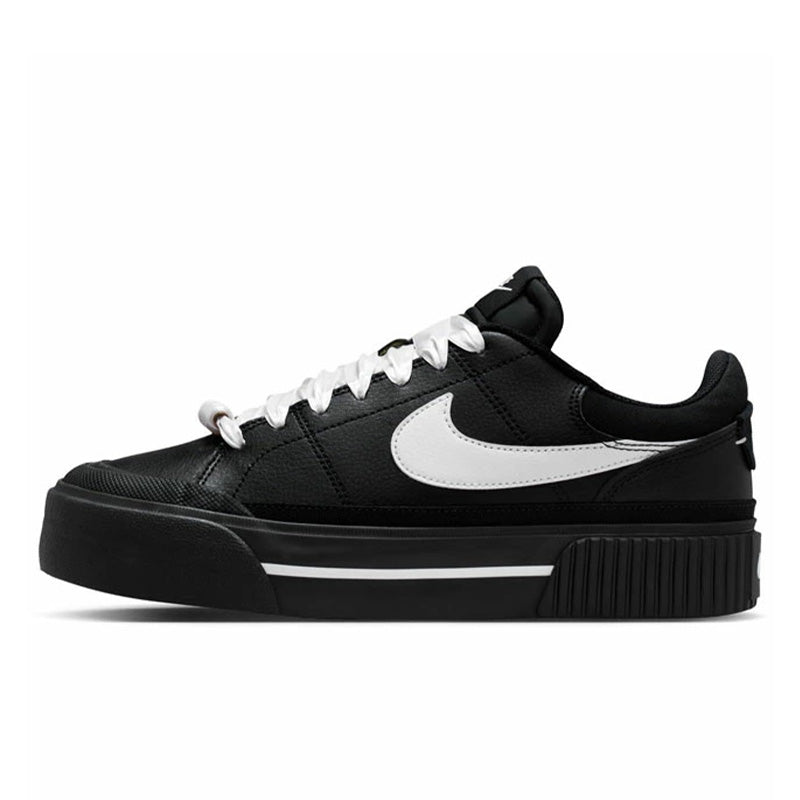 ナイキ コート レガシー リフト LE NIKE COURT LEGACY LIFT LE ブラック/ホワイト レディース スニーカー IR1388-001