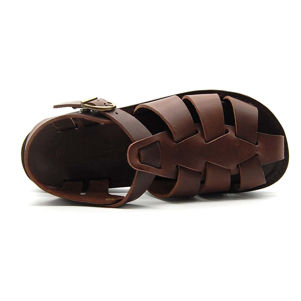オーガニックハンドルーム グルカ Organic handloom GURKHA ダークブラウン メンズ レディース サンダル OH002208
