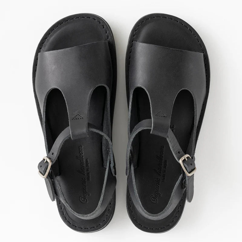 オーガニックハンドルーム ホーエン Organic handloom HOHEN ブラック レディース サンダル OH020009