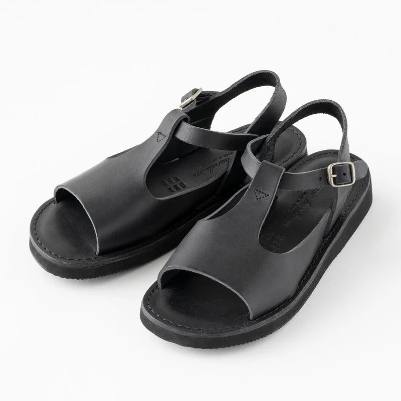 オーガニックハンドルーム ホーエン Organic handloom HOHEN ブラック レディース サンダル OH020009