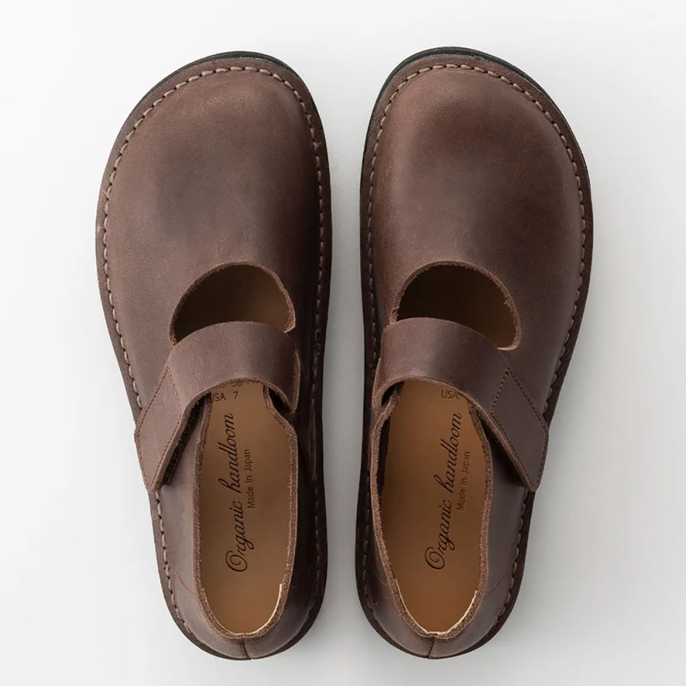 オーガニックハンドルーム バーズレム Organic handloom BURSLEM Dark Brown レディース メンズ スニーカー OH009208