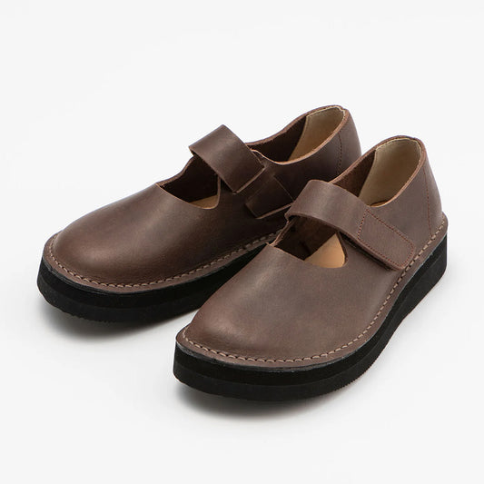 オーガニックハンドルーム バーズレム Organic handloom BURSLEM Dark Brown レディース メンズ スニーカー OH009208