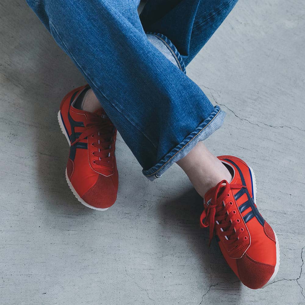 パンサー デラ PANTHER DERA ORANGE/NAVY メンズ レディース スニーカー PTJ-0027-ORNV