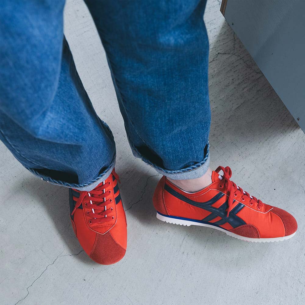 パンサー デラ PANTHER DERA ORANGE/NAVY メンズ レディース スニーカー PTJ-0027-ORNV