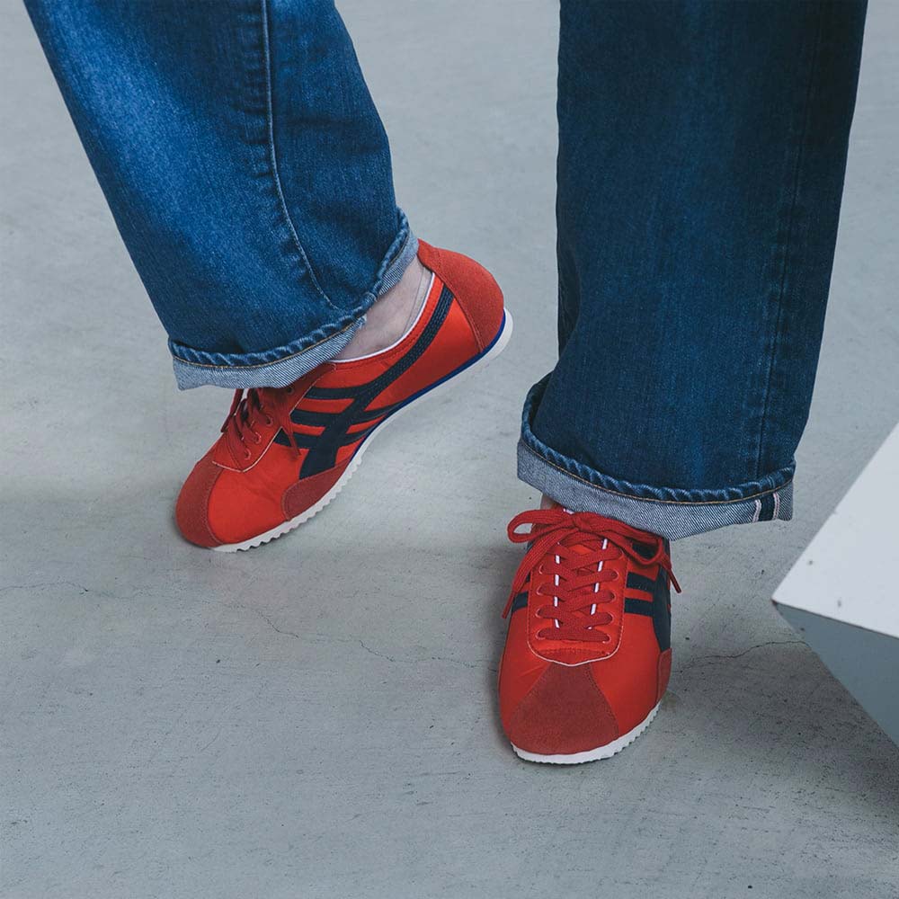 パンサー デラ PANTHER DERA ORANGE/NAVY メンズ レディース スニーカー PTJ-0027-ORNV