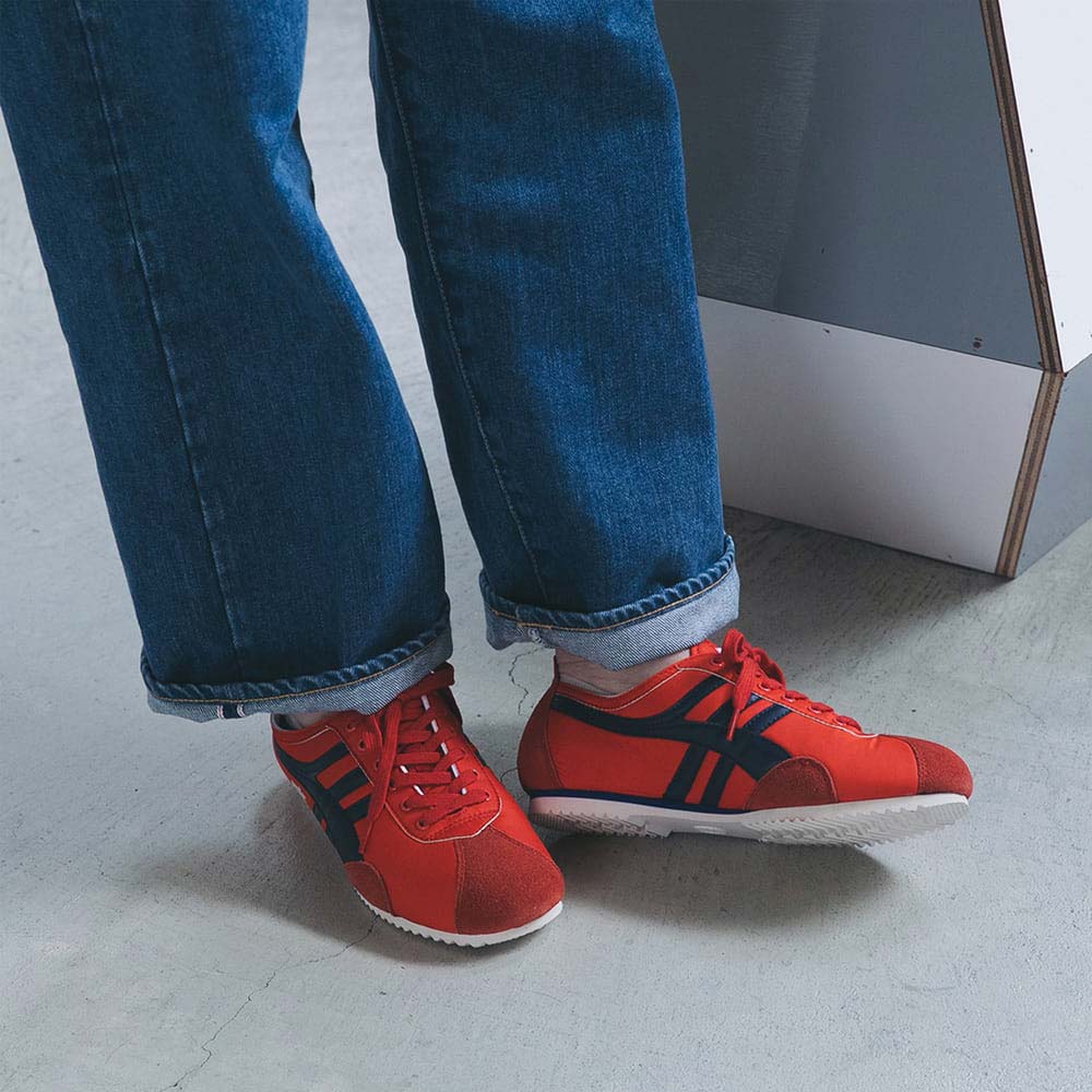 パンサー デラ PANTHER DERA ORANGE/NAVY メンズ レディース スニーカー PTJ-0027-ORNV