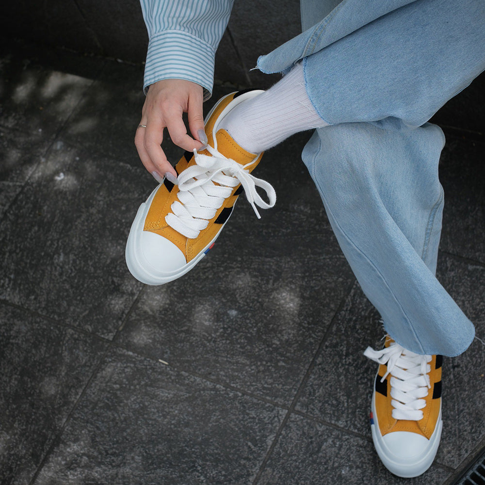 プロケッズ ロイヤルプラス スエード ロー PRO-Keds ROYAL PLUS SUEDE LO マスタード メンズ レディース スニーカー PN1021MU
