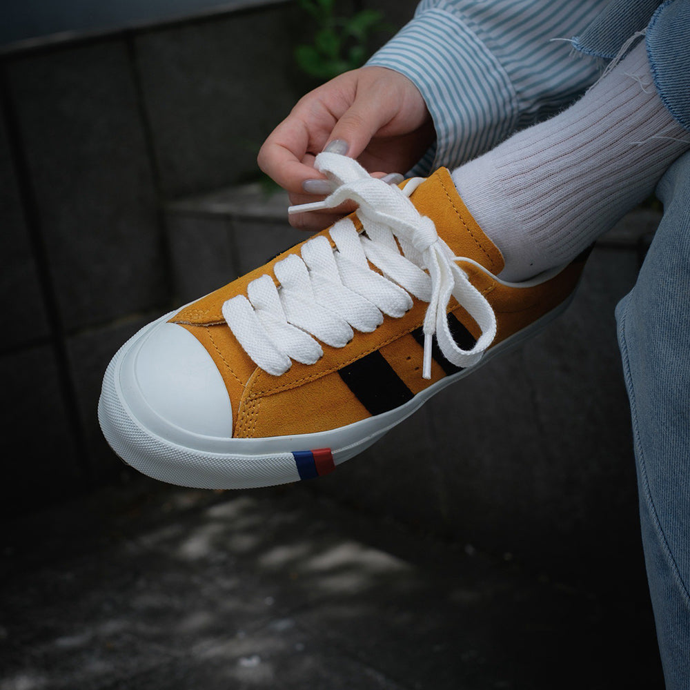 プロケッズ ロイヤルプラス スエード ロー PRO-Keds ROYAL PLUS SUEDE LO マスタード メンズ レディース スニーカー PN1021MU