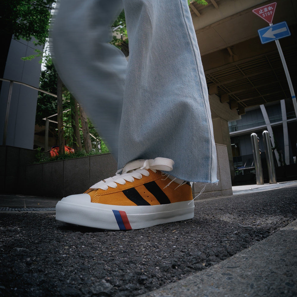 プロケッズ ロイヤルプラス スエード ロー PRO-Keds ROYAL PLUS SUEDE LO マスタード メンズ レディース スニーカー PN1021MU