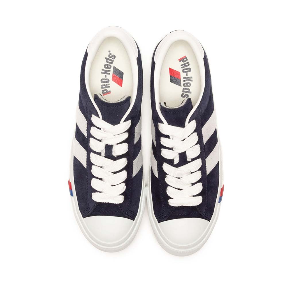 プロケッズ ロイヤルプラス スエード ロー PRO-Keds ROYAL PLUS SUEDE LO ネイビー メンズ レディース スニーカー PN1021NV