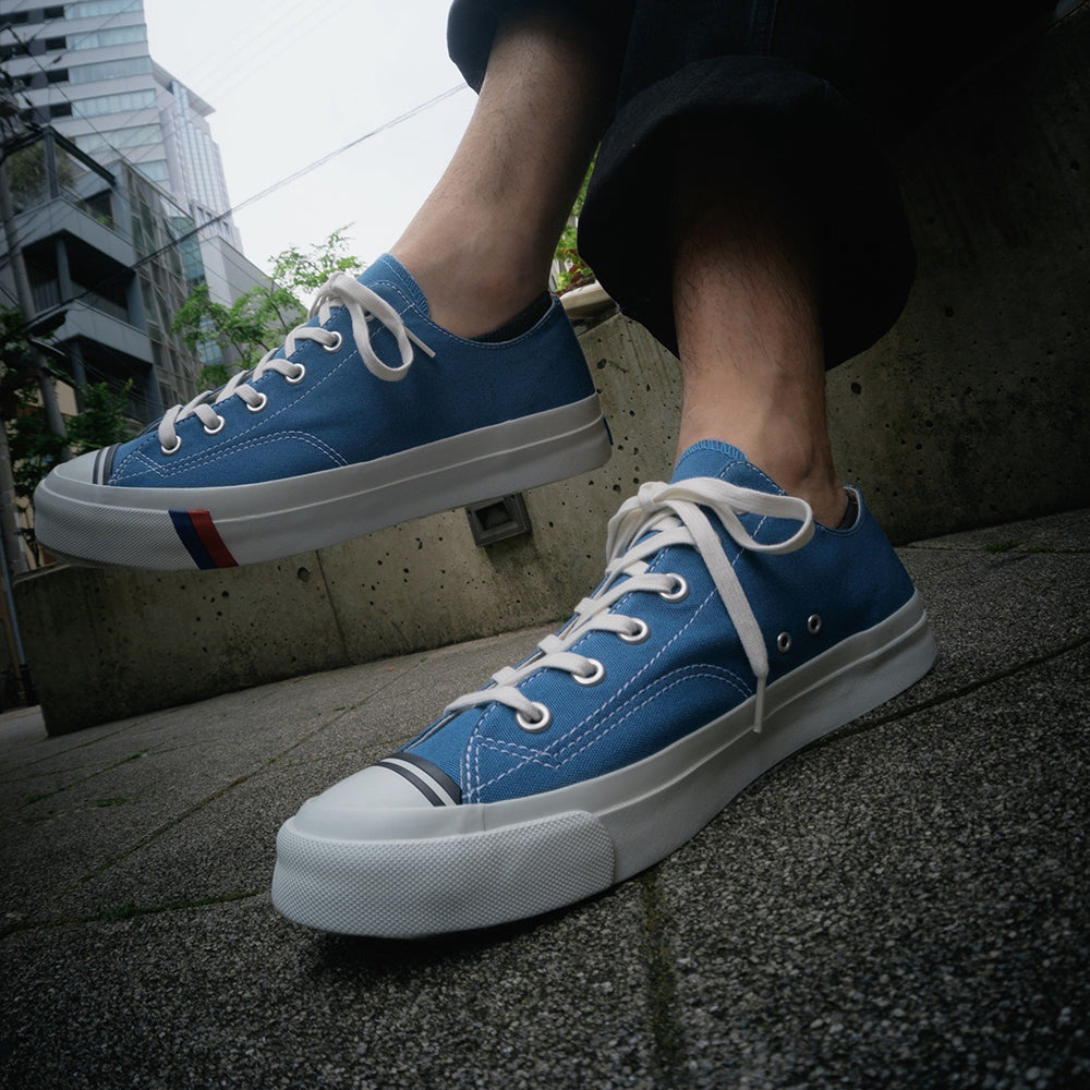 プロケッズ ロイヤルアメリカ ロー PRO-Keds ROYAL AMERICA LO ブルー メンズ スニーカー PN1321BL