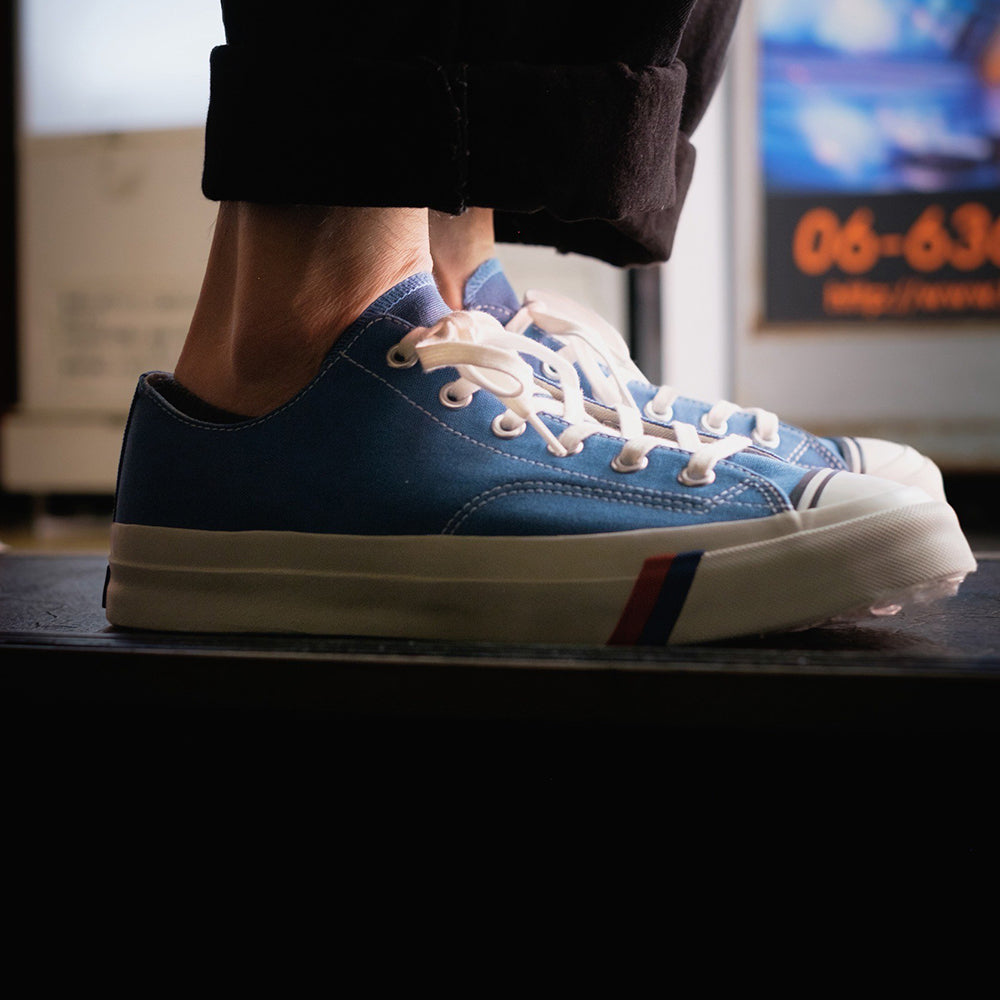 プロケッズ ロイヤルアメリカ ロー PRO-Keds ROYAL AMERICA LO ブルー メンズ スニーカー PN1321BL