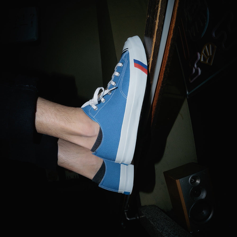 プロケッズ ロイヤルアメリカ ロー PRO-Keds ROYAL AMERICA LO ブルー メンズ スニーカー PN1321BL