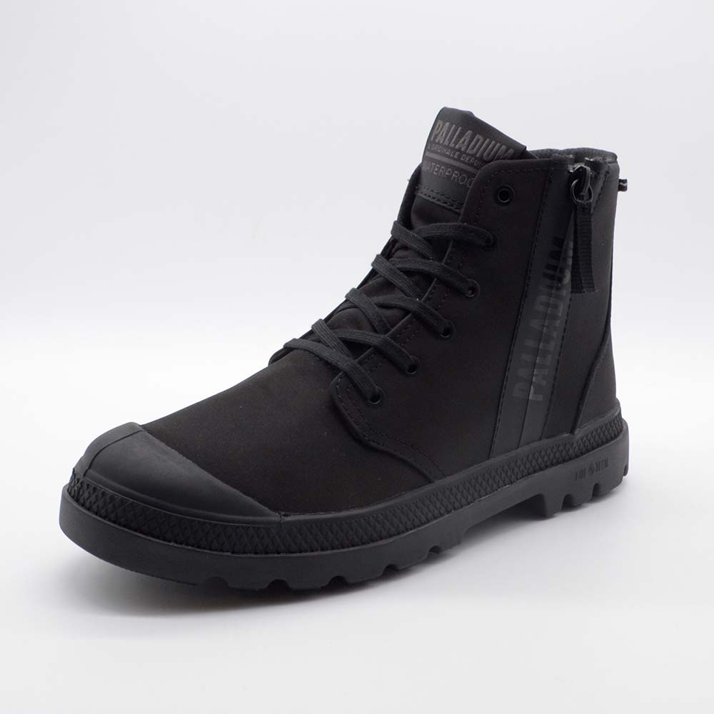 パラディウム パンパハイ シーカー 2 ライト ウォータープルーフ PALLADIUM PAMPA HI SEEKER2 LT+WP+ ALL BLACK メンズ レディース スニーカー 防水シューズ 74406-010