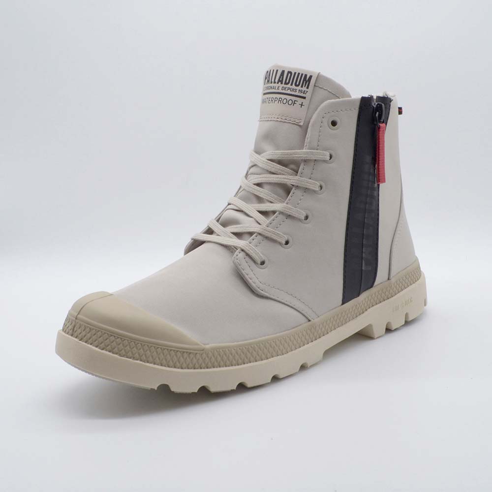 パラディウム パンパハイ シーカー2 ライト プラス ウォータープルーフ プラス PALLADIUM PAMPA HI SEEKER2 LT+WP+ NATURAL GREY メンズ レディース レイン スニーカー 防水シューズ 74406-096