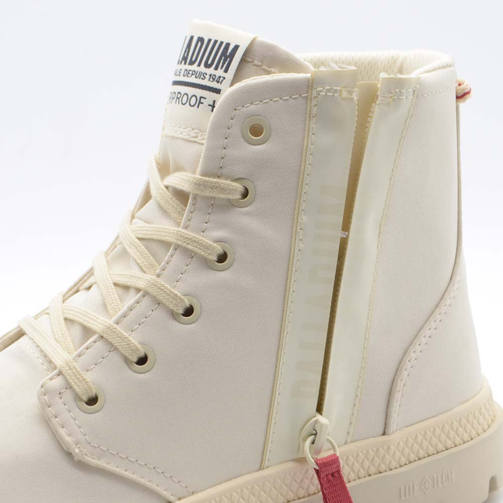 パラディウム パンパハイ シーカー 2 ライト ウォータープルーフ PALLADIUM PAMPA HI SEEKER2 LT+WP+ CREAM WHITE メンズ レディース スニーカー 防水シューズ 74406-180