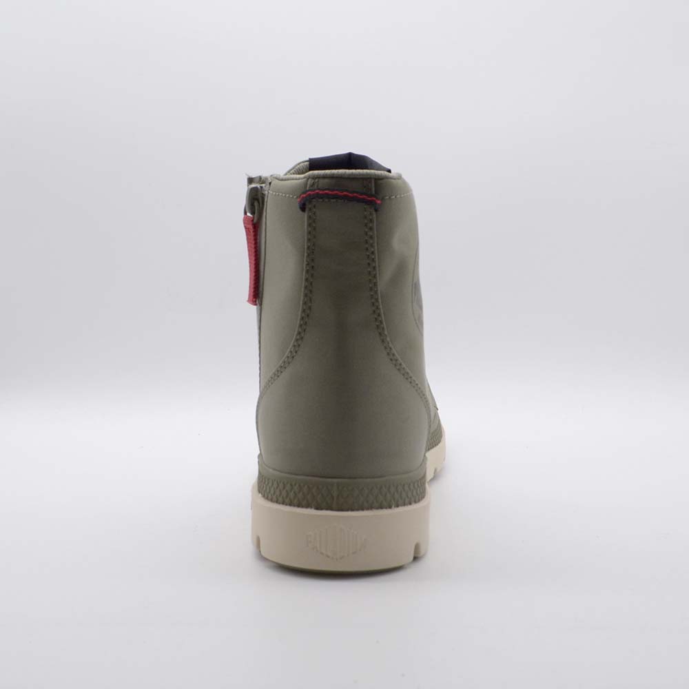 パラディウム パンパハイ シーカー 2 ライト ウォータープルーフ PALLADIUM PAMPA HI SEEKER2 LT+WP+ VETIVER/WHITE メンズ レディース レイン スニーカー 防水シューズ 74406-352