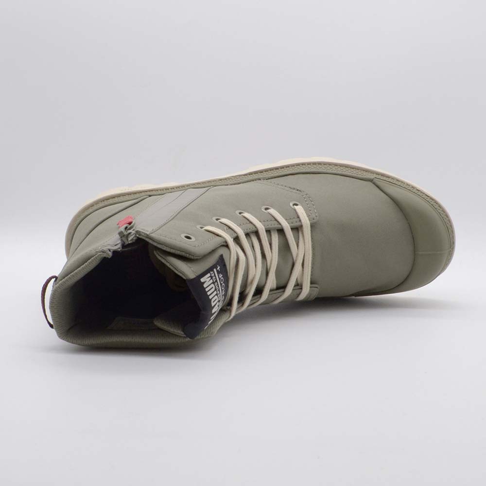パラディウム パンパハイ シーカー 2 ライト ウォータープルーフ PALLADIUM PAMPA HI SEEKER2 LT+WP+ VETIVER/WHITE メンズ レディース レイン スニーカー 防水シューズ 74406-352