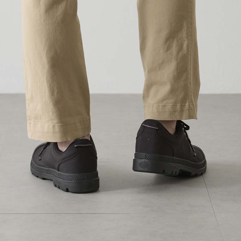 パラディウム パンパ ロー シーカー 2 LT+WP+ PALLADIUM PAMPA LO SEEKER2 LT+WP+ 防水シューズ メンズ レディース スニーカー BLACK/BLACK 74443-010