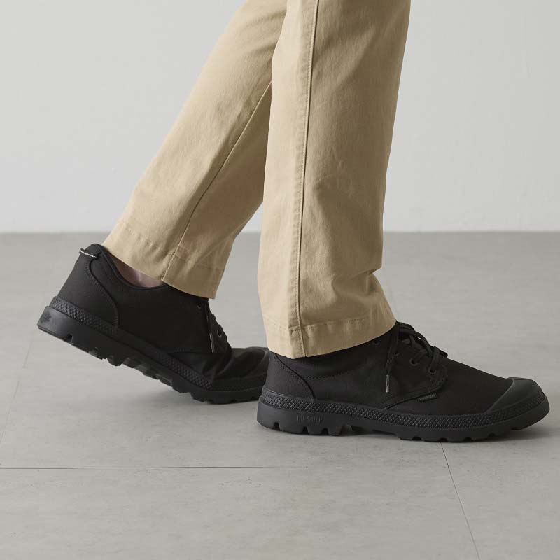 パラディウム パンパ ロー シーカー 2 LT+WP+ PALLADIUM PAMPA LO SEEKER2 LT+WP+ 防水シューズ メンズ レディース スニーカー BLACK/BLACK 74443-010