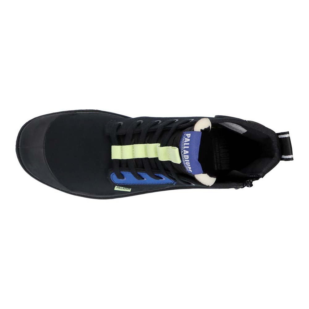 パラディウム PALLADIUM PAMPA HI OVERLAB 2 BLACK メンズ レディース スニーカー 74509-008