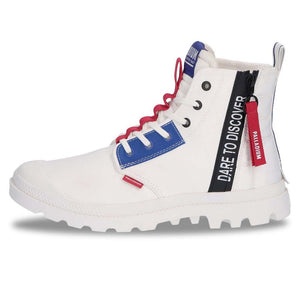 PALLADIUM PAMPA HI OVERLAB 2 STAR WHITE 74509-116