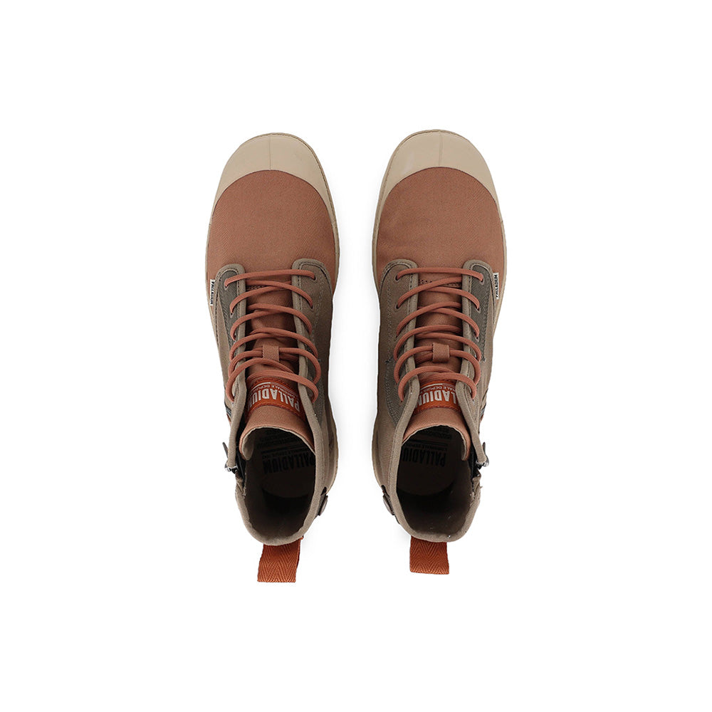 パラディウム パンパハイデトロイトジップ SU PALLADIUM PAMPA DETROIT ZIP SU DUSKY GREEN/ DEAR BROWN メンズ スニーカー 04612-961