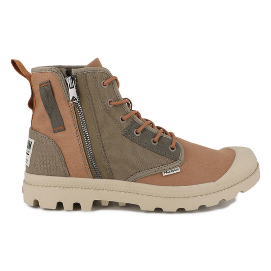 パラディウム パンパハイデトロイトジップ SU PALLADIUM PAMPA DETROIT ZIP SU DUSKY GREEN/ DEAR BROWN メンズ スニーカー 04612-961