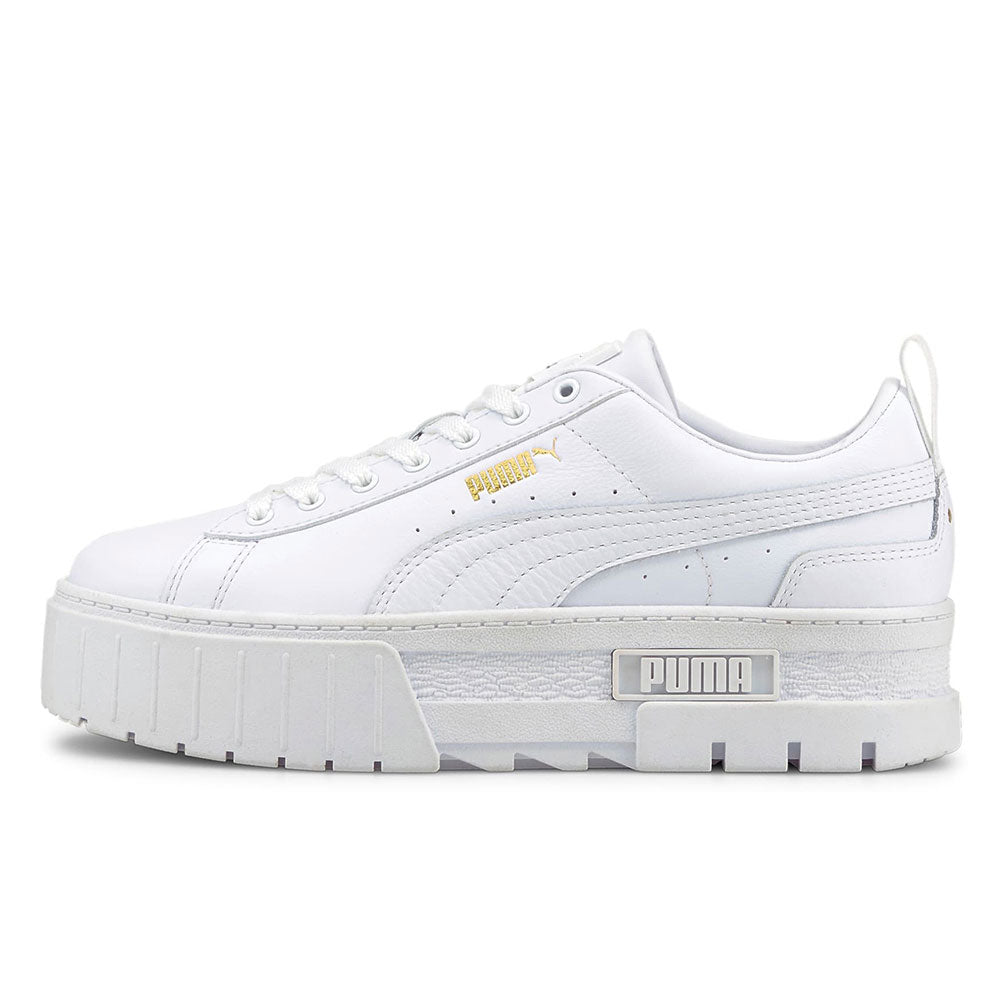 プーマ メイズ クラシック ウィメンズ PUMA MAYZE CLASSIC WNS PUMA WHITE レディース スニーカー 厚底 プラットフォーム 384209-01