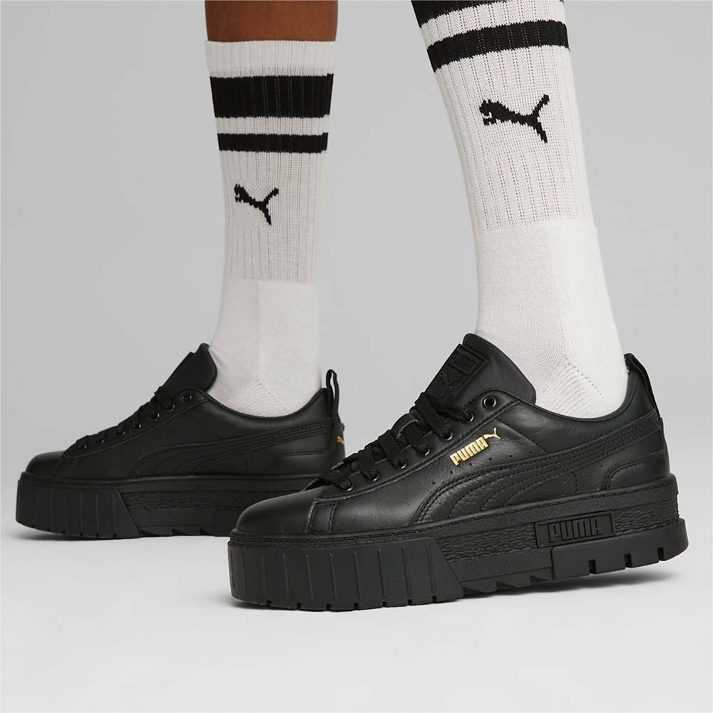 プーマ メイズ クラシック ウィメンズ PUMA MAYZE CLASSIC WNS PUMA BLACK レディース スニーカー 厚底 384209-02