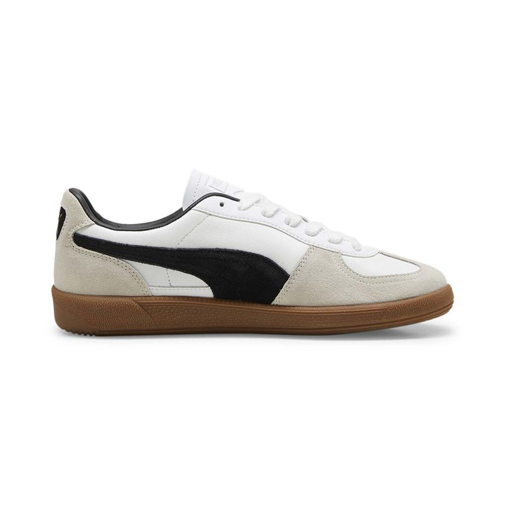 プーマ パレルモ レザー PUMA PALERMO LTH PUMA WHITE-VAPOR GRAY-GUM メンズ レディース スニーカー 396464-01