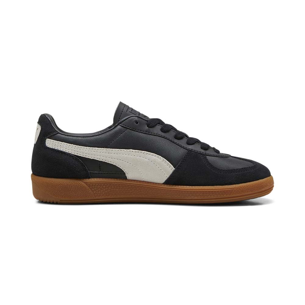 プーマ パレルモ レザー PUMA PALERMO LTH PUMA BLACK-FEATHER GRAY-GUM メンズ レディース スニーカー 396464-03