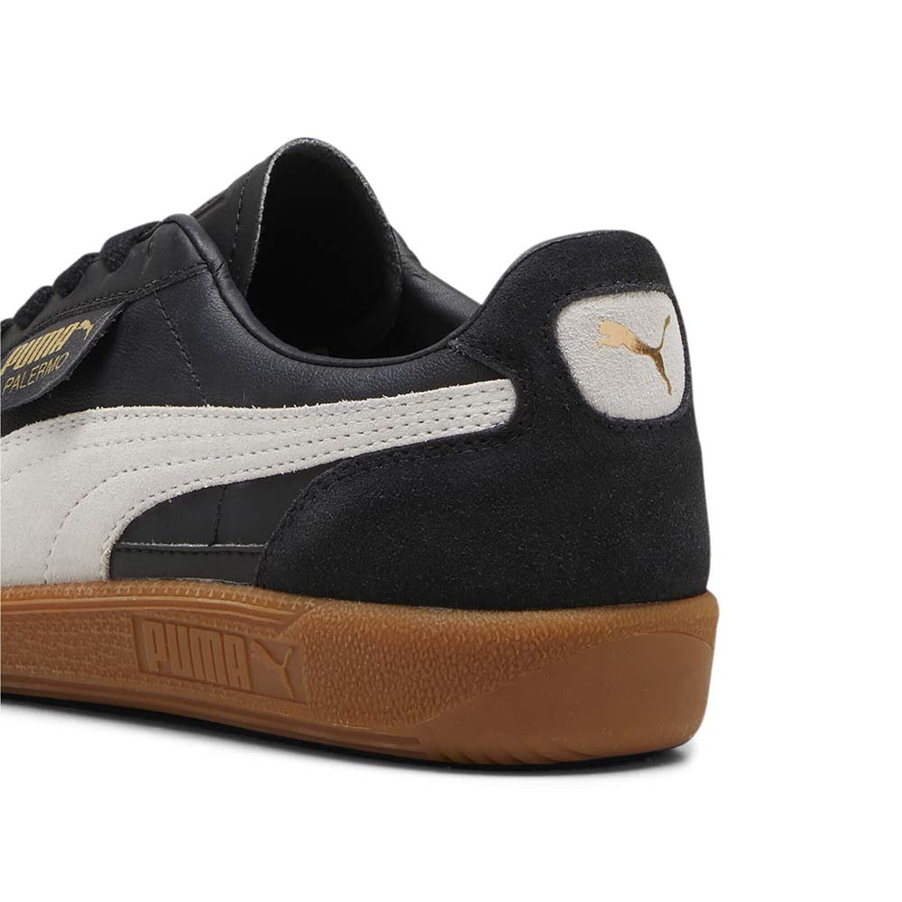 プーマ パレルモ レザー PUMA PALERMO LTH PUMA BLACK-FEATHER GRAY-GUM メンズ レディース スニーカー 396464-03