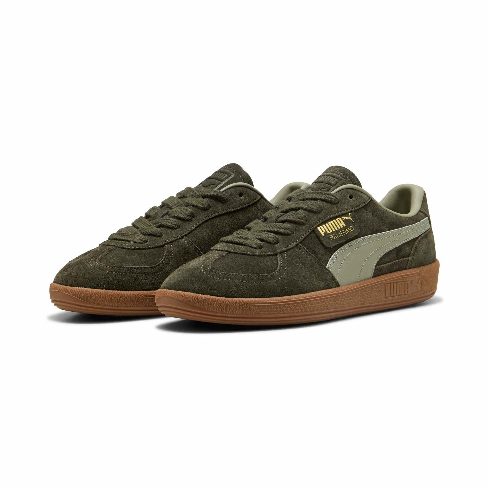 プーマ パレルモ PUMA PALERMO DARK OLIVE-LUX ARMY メンズ レディース スニーカー 396463-80