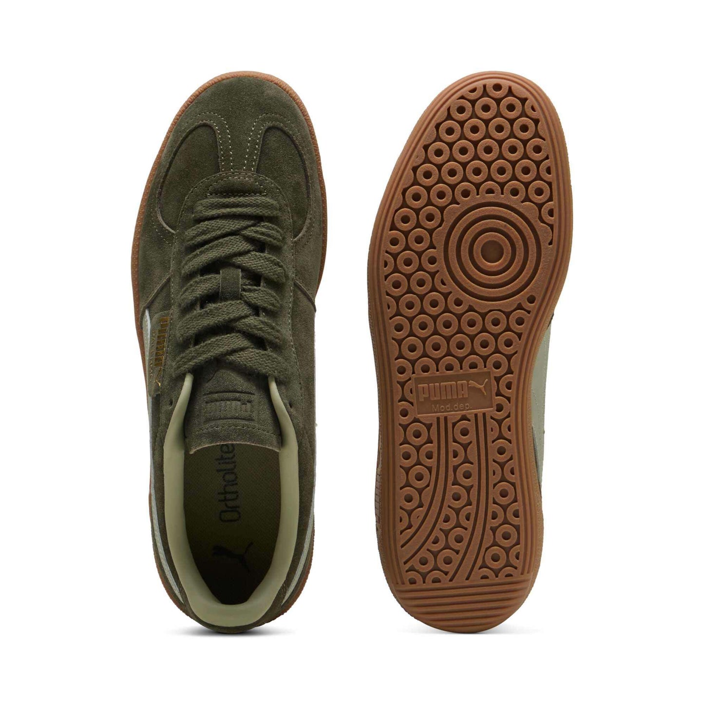 プーマ パレルモ PUMA PALERMO DARK OLIVE-LUX ARMY メンズ レディース スニーカー 396463-80