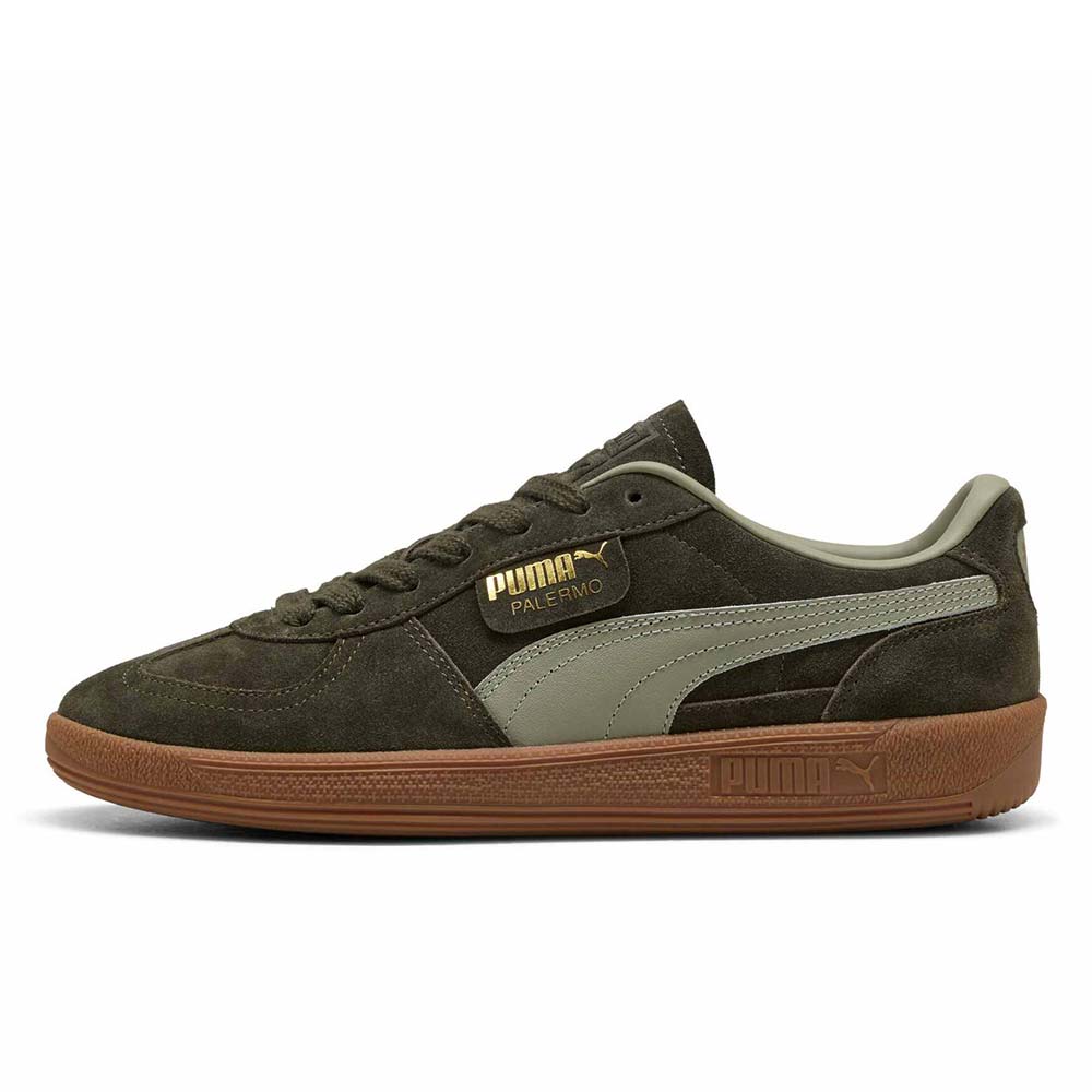 プーマ パレルモ PUMA PALERMO DARK OLIVE-LUX ARMY メンズ レディース スニーカー 396463-80