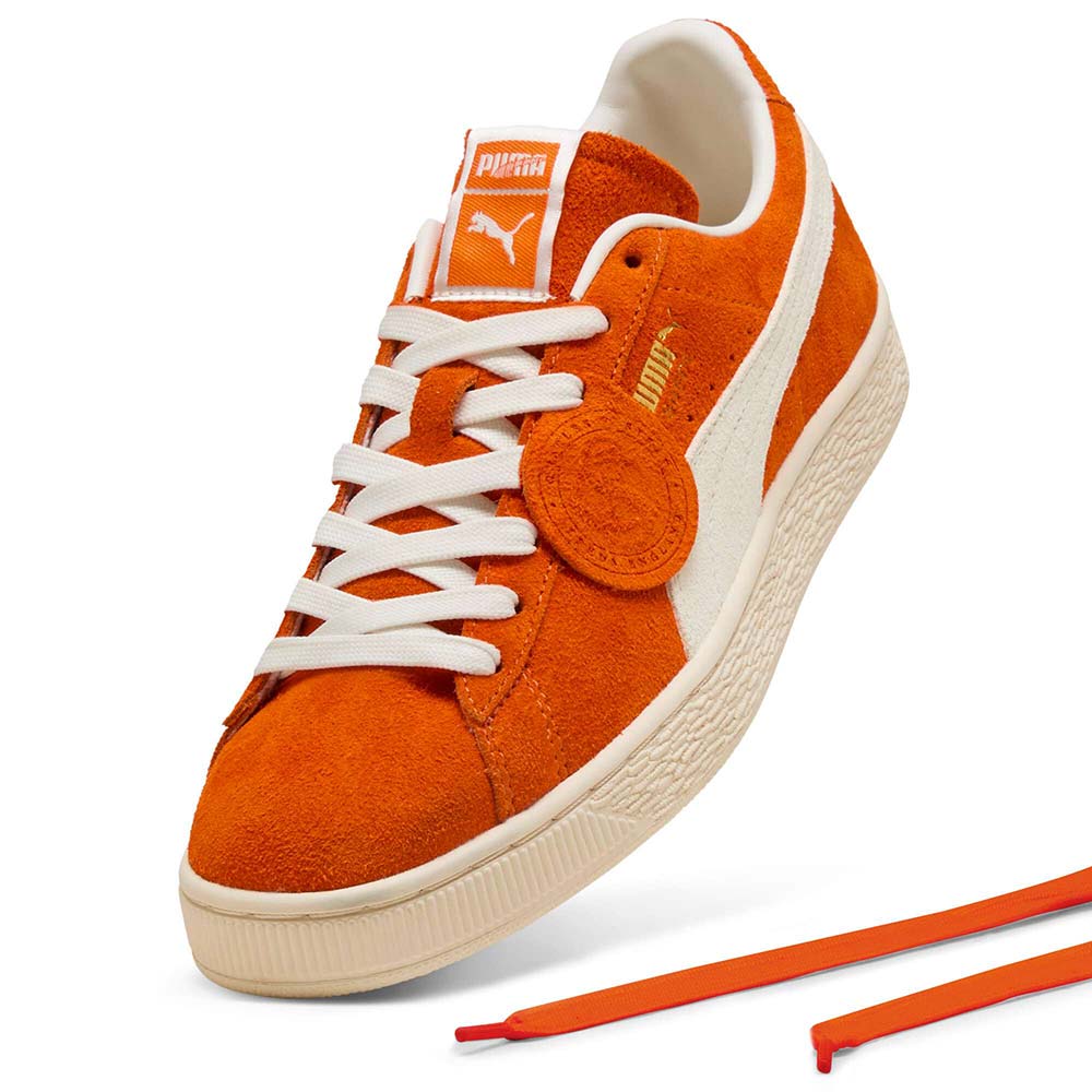 プーマ スウェード チャールズ Ｆ ステッド IV PUMA SUEDE CHARLES F. STEAD IV Orange Glo-PUMA White メンズ スニーカー 403766-02
