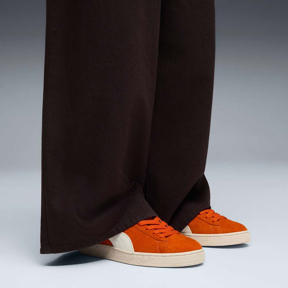 プーマ スウェード チャールズ Ｆ ステッド IV PUMA SUEDE CHARLES F. STEAD IV Orange Glo-PUMA White メンズ スニーカー 403766-02