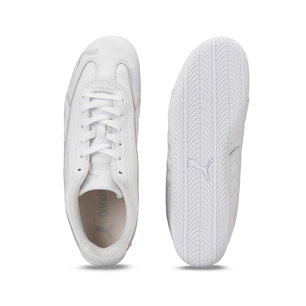 プーマ スピード キャット フル レザー PUMA SPEEDCAT FULL LTHR PUMA WHITE-FEATHER GRAY メンズ レディース スニーカー 405449-02