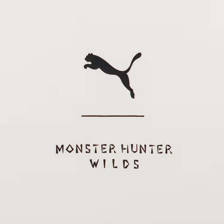 プーマ モンスターハンターワイルズ 長袖 Tシャツ PUMA MONSTER HUNTER LS TEE PUMA WHITE メンズ Tシャツ アイルー 636485-02
