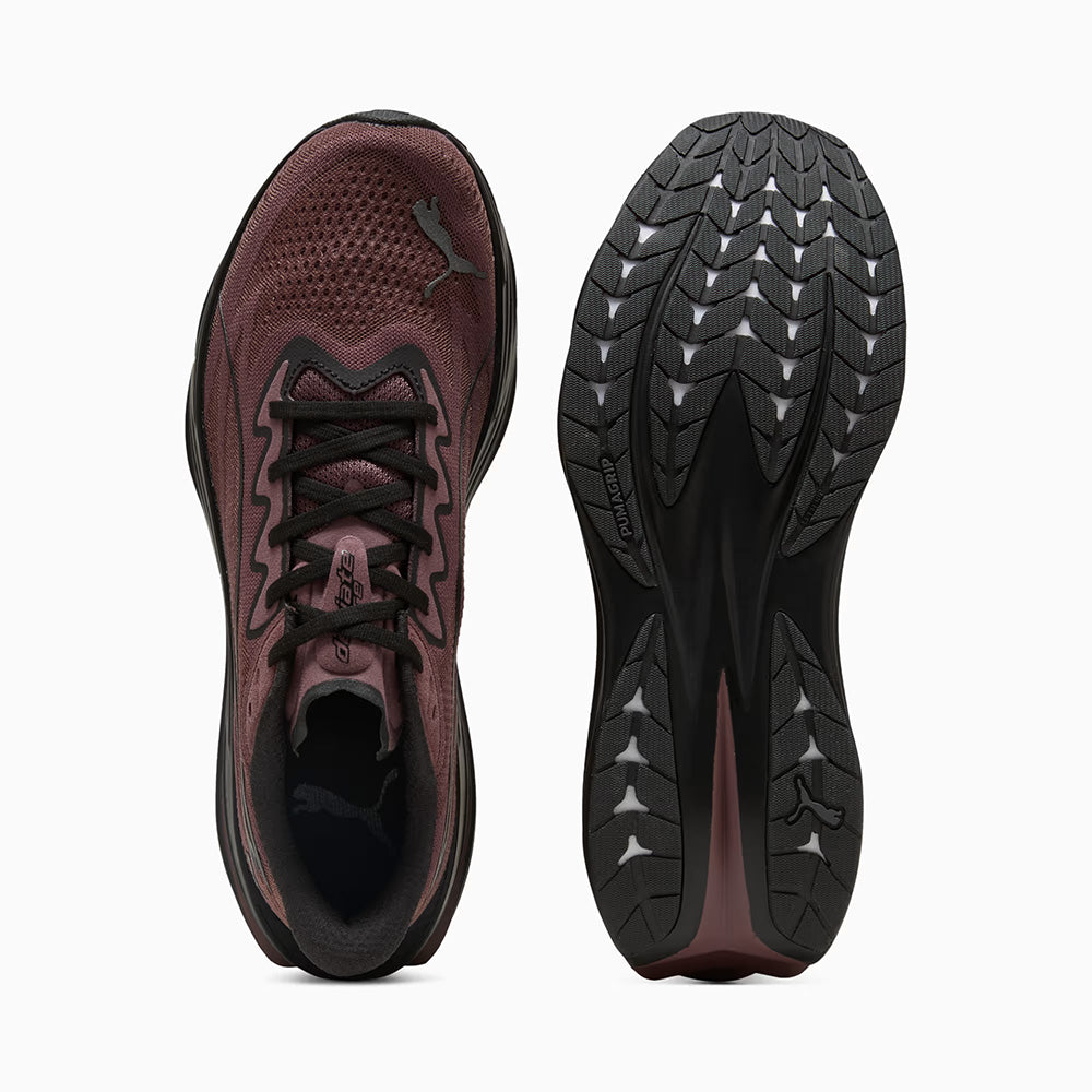 プーマ ディヴィエイト ピュア ニトロ PUMA DEVIATE PURE NITRO Rich Cocoa-PUMA Black メンズ スニーカー 313904-18