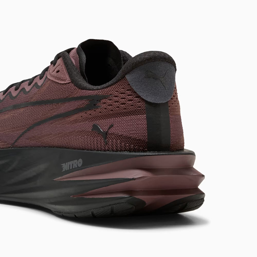プーマ ディヴィエイト ピュア ニトロ PUMA DEVIATE PURE NITRO Rich Cocoa-PUMA Black メンズ スニーカー 313904-18